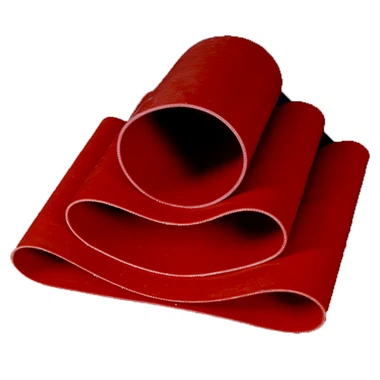 Tubo de goma rojo
