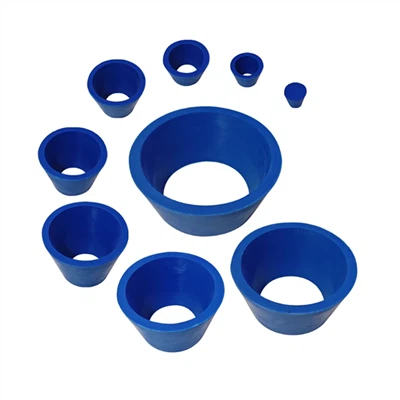 Mangas crisolas de silicona y goma